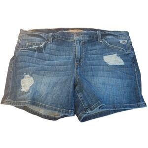 Joe's Jeans Women's Size 32 Distressed‎ / Cut‑Off Denim Shorts  – Frayed Hem